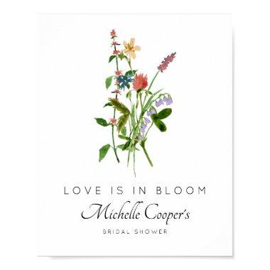 Wildflower Love is in Bloom  Poster