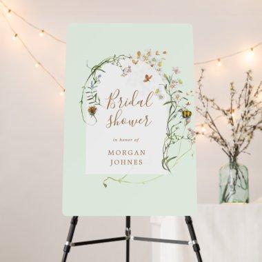 wildflower meadow floral  foam board