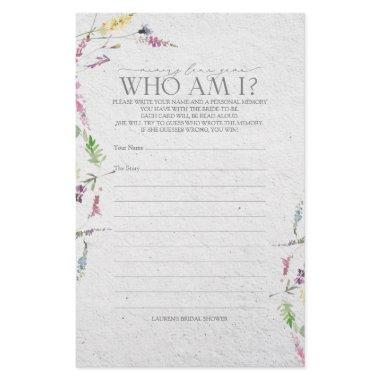 Wildflower Memory Lane  Game