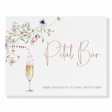 Wildflower Petals Bar  Foam Board
