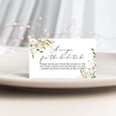 Wildflower Recipe for the bride to be Enclosure