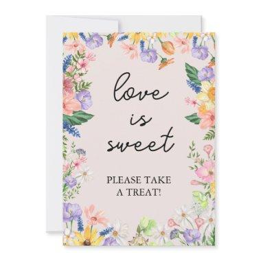 Wildflower Spring Love is Sweet Sign