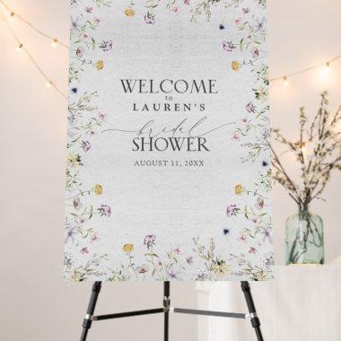 Wildflower Summer Botanical  Welcome Foam Board