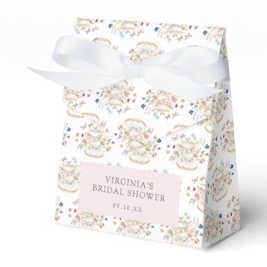 Wildflower Tea Cup  Favor Boxes