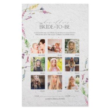Wildflower Watercolor Floral  Game