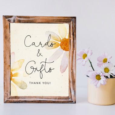 Wildflower watercolor floral Invitations and gifts poster