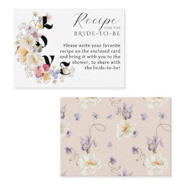 Wildflowers Boho  Recipe Enclosure