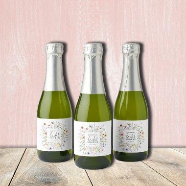 Wildflowers  Sparkling Wine Label