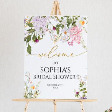 Wildflowers Bridal Shower Welcome Sign