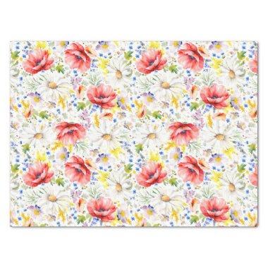 Wildflowers Elegant Botanical Tissue Paper