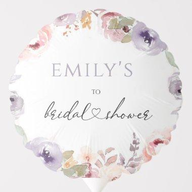 Wildflowers Elegant  Paper Plate Balloon