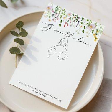 Wildflowers Guess the dress  game