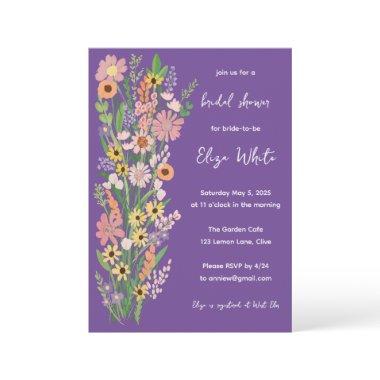 Wildflowers Handpainted Sweet Custom