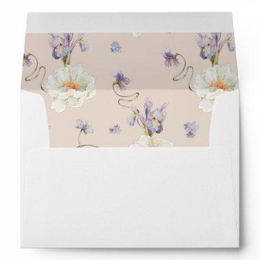 Wildflowers Love in Bloom Boho Bridal Shower Envelope
