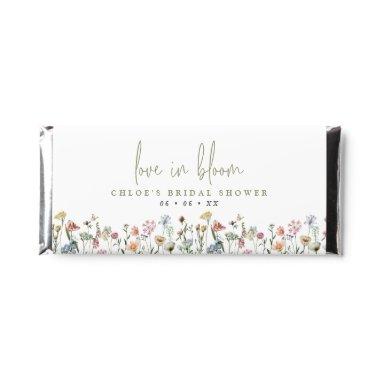Wildflowers Love In Bloom Bridal Shower Hershey Bar Favors