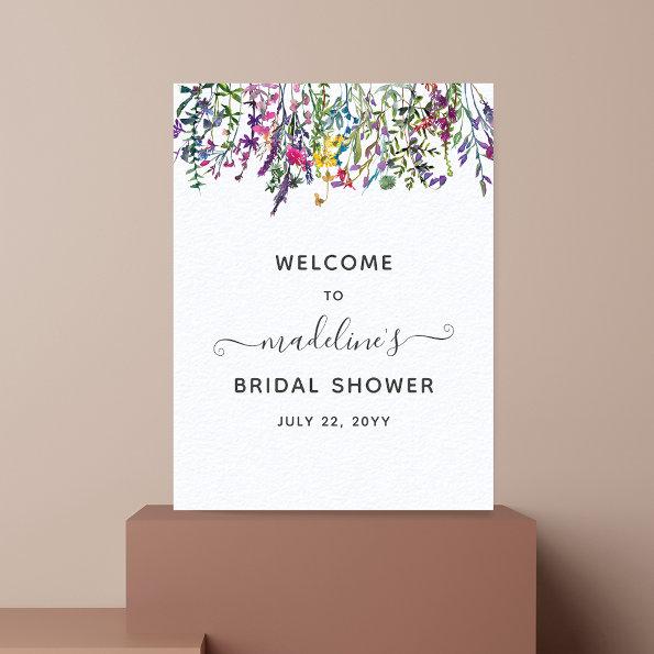 Wildflowers Meadow  Welcome Poster