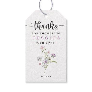 Wildflowers Rustic  Favor Gift Tags