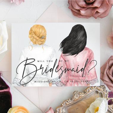 Will You Be My Bridesmaid? Girls in Robes