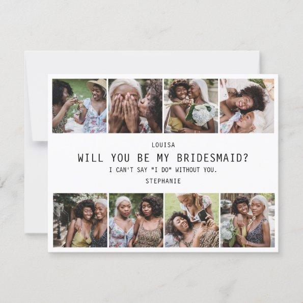 Will You Be My Bridesmaid? | Photo Grid Keepsake