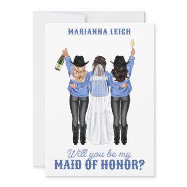 Will You Be My Maid of Honor? Girls in Denim