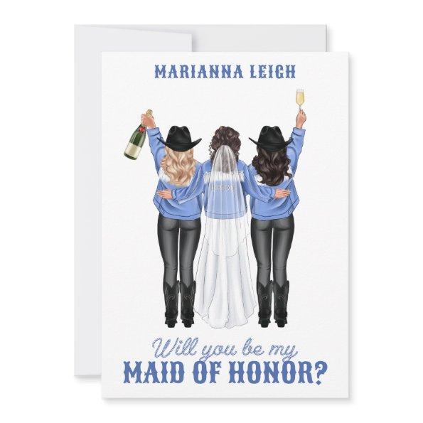 Will You Be My Maid of Honor? Girls in Denim