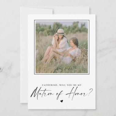 Will You Be My Matron of Honor Wedding Photo
