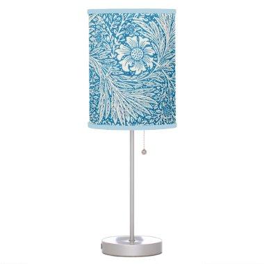 William Morris Marigold Blue & White Pattern Table Lamp