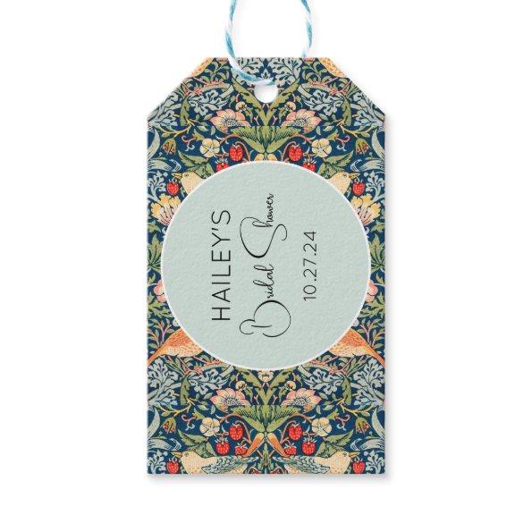 William Morris Strawberry Thief Favor Tag
