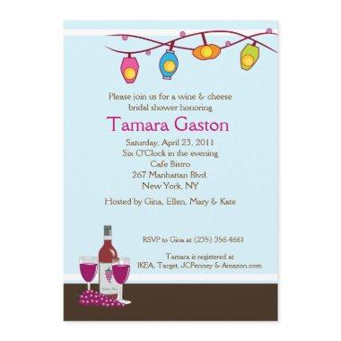Wine and Cheese  Invite