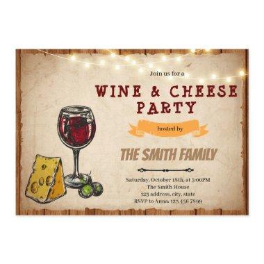 Wine and cheese party