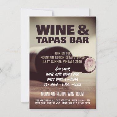 Wine and Music Custom Flyer Invitations