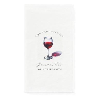 Wine Bachelorette Party Theme Paper Guest Towels