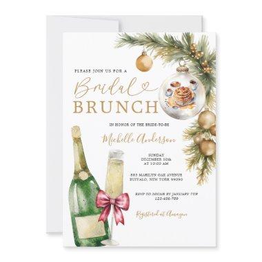 Wine Christmas Bauble Pancake Winter Bridal Brunch