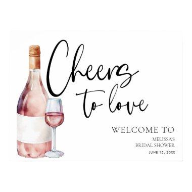 Wine Cocktail  Welcome Sign
