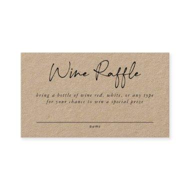 Wine Raffle Enclosure