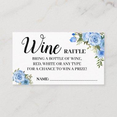 Wine raffle ticket english spanish shower Invitations