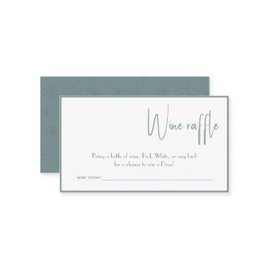 Wine Raffle Wedding Bridal Shower Invitations