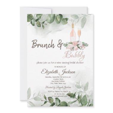 Wine Taste Eucalyptus Greenery Brunch & Bubbly