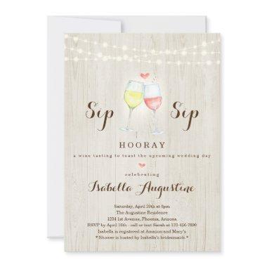 Wine Tasting Bridal Shower Invitations