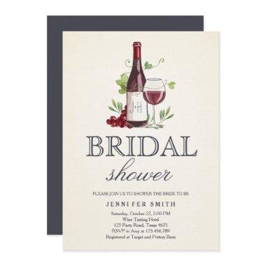 Wine Tasting  invite Rustic Winery