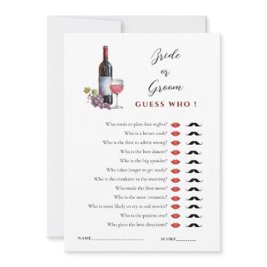 Wine Theme He Said She Said  game