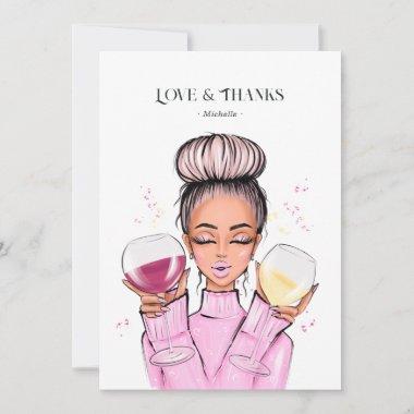 Wine Themed Thank You Invitations