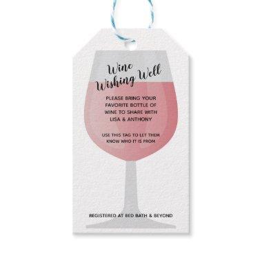 Wine Wishing Well Insert and Gift Tag