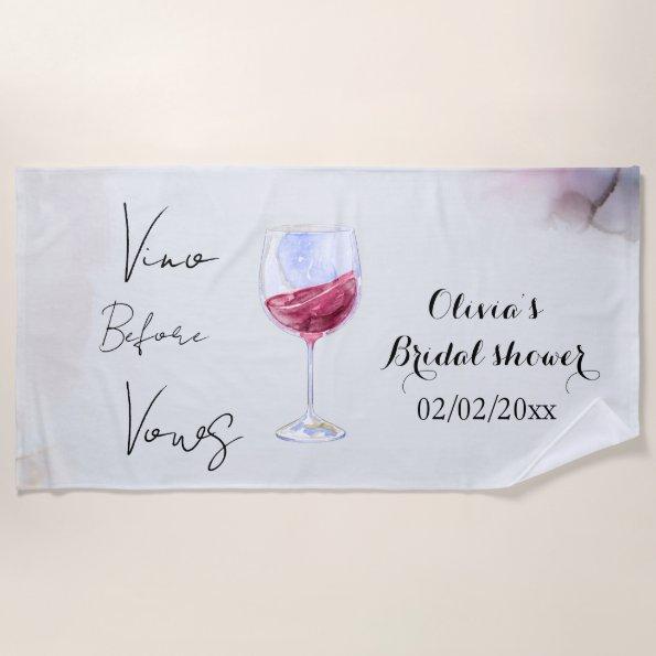 Winery  beach towel