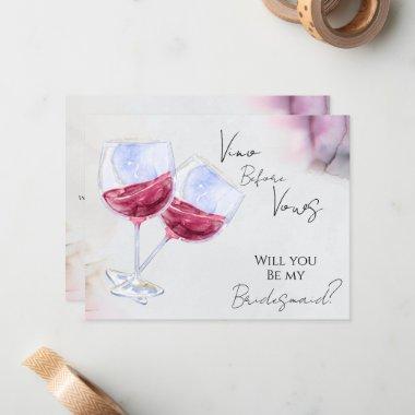 Winery bridal shower note Invitations