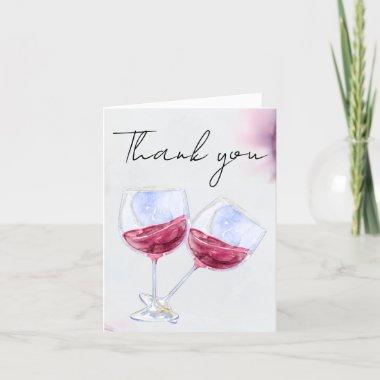Winery bridal shower thank you Invitations