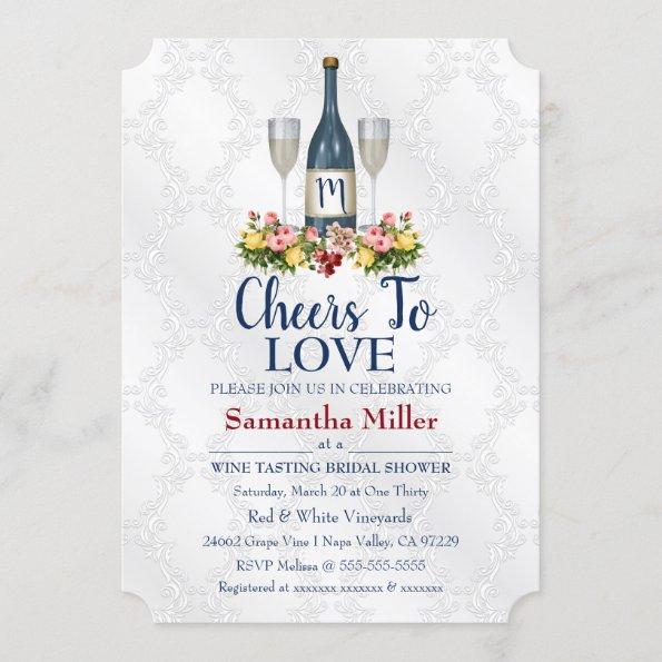 Winery Or Wine Bridal Shower Invitations