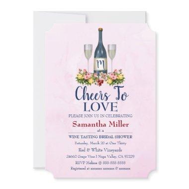 Winery Or Wine Bridal Shower Invitations