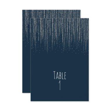 Winter Blue & Silver Sparkling Ice Lights Table