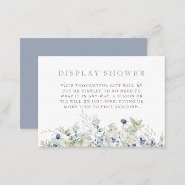 Winter Botanical Bridal Shower Enclosure Invitations